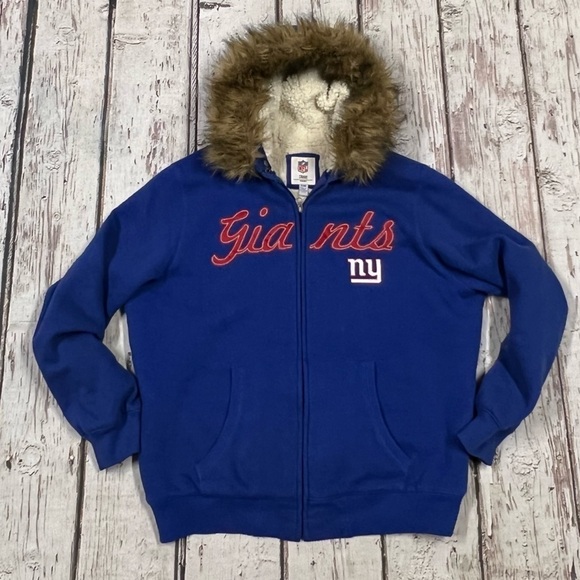 Women's New York Giants Hoodie NFL Football Sports Sweatshirt - Picture 2 of 10